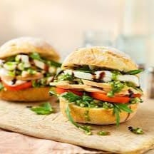 Chicken Caprese Sandwich.