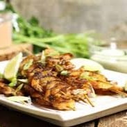 Shrimp skewer.