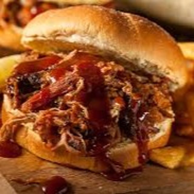 Pulled Pork Sandwich.