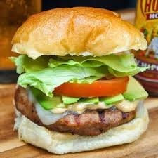 Turkey Avocado Burger.