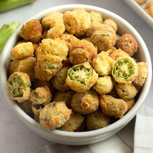 Fried Okra Side.