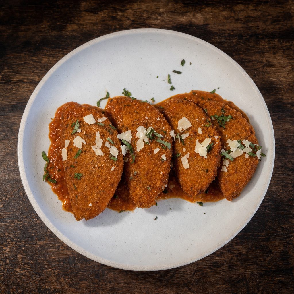 Fried Mezzaluna.