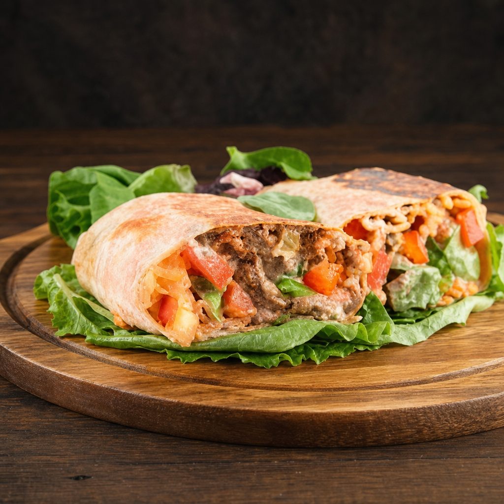 Kings Steak Burrito.