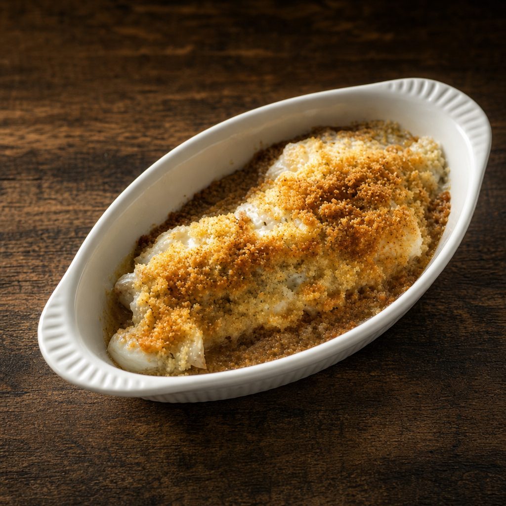 Baked Haddock.