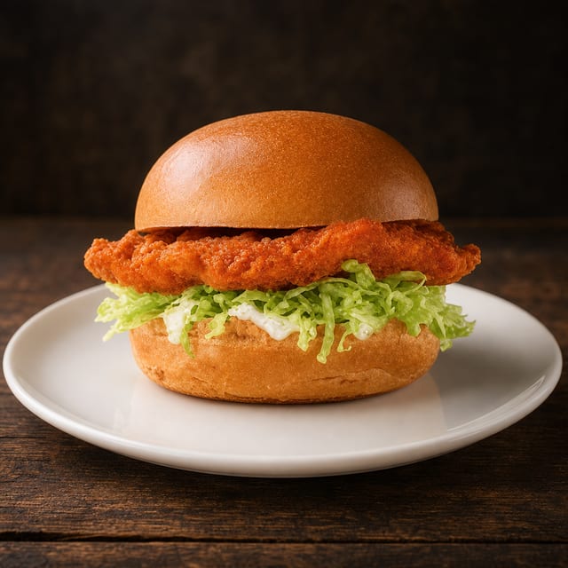 Kings Spicy Chicken Sandwich.