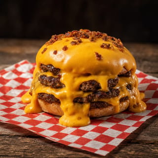 Hot Mess Cheeseburger