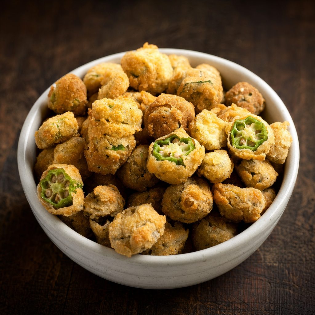 Fried Okra Side.