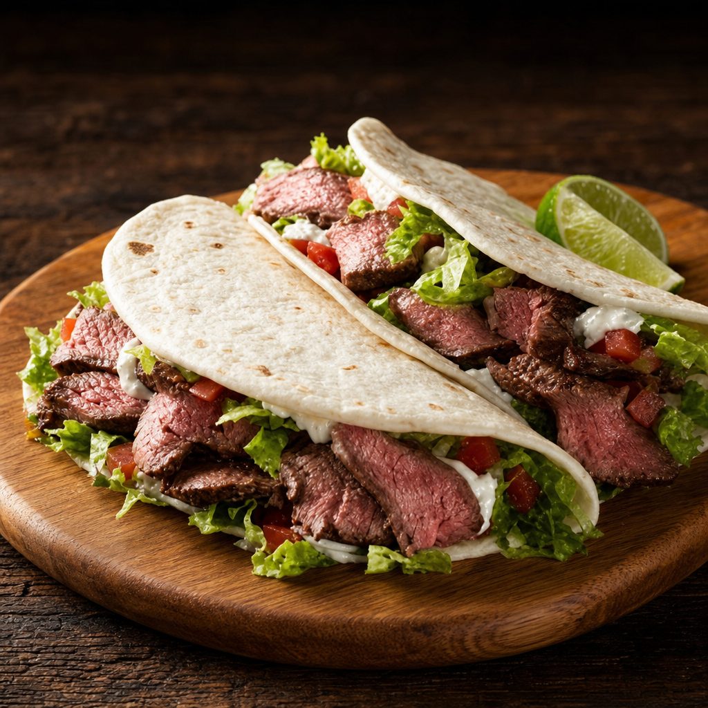 Steak Tacos.