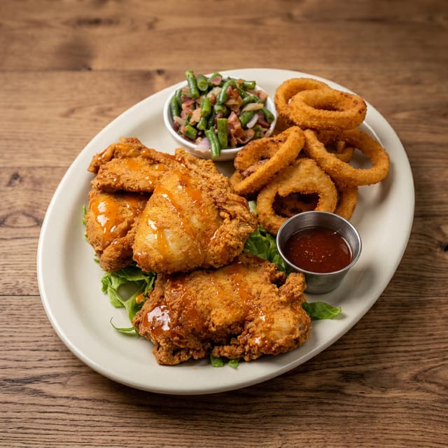 Kentucky Style Fried Chicken.