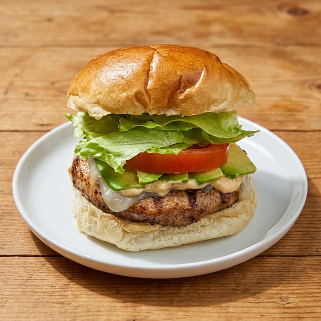 Turkey Avocado Burger.