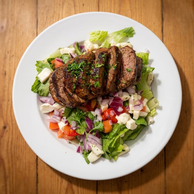 Steak Filet Salad.