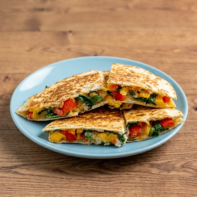 Veggie Quesadilla.