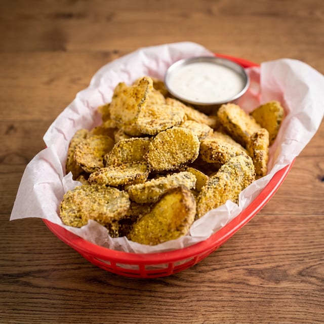 Fried Pickle Chips.