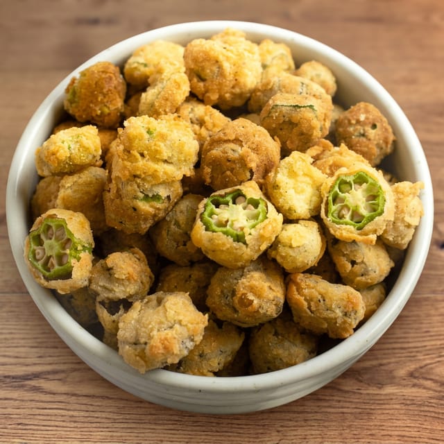 Fried Okra Side.