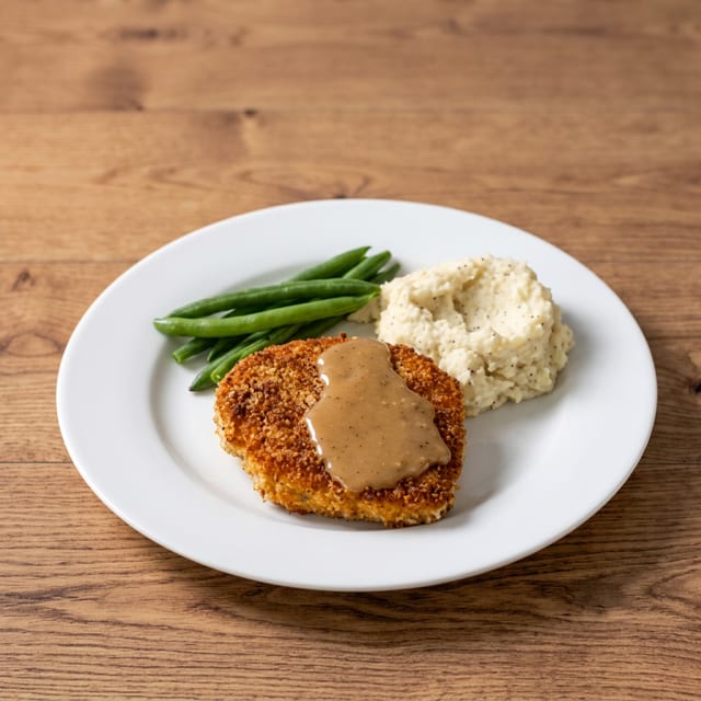 Fried Pork Loin and Gravy.